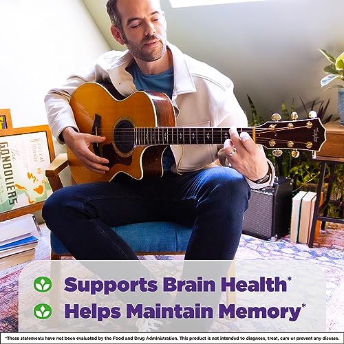 Natrol Memory Complex With Ginkgo Biloba 120mg and B Vitamins, Dietary Supplement for Brain Health and Memory Support, 60 Tablets, 30 Day Supply