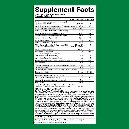 Natural Factors, Men's 50+ Multivitamin & Mineral, 1 Serving Contains Nutrition Equivalent to ½ lb of Veggies, 120 Tablets