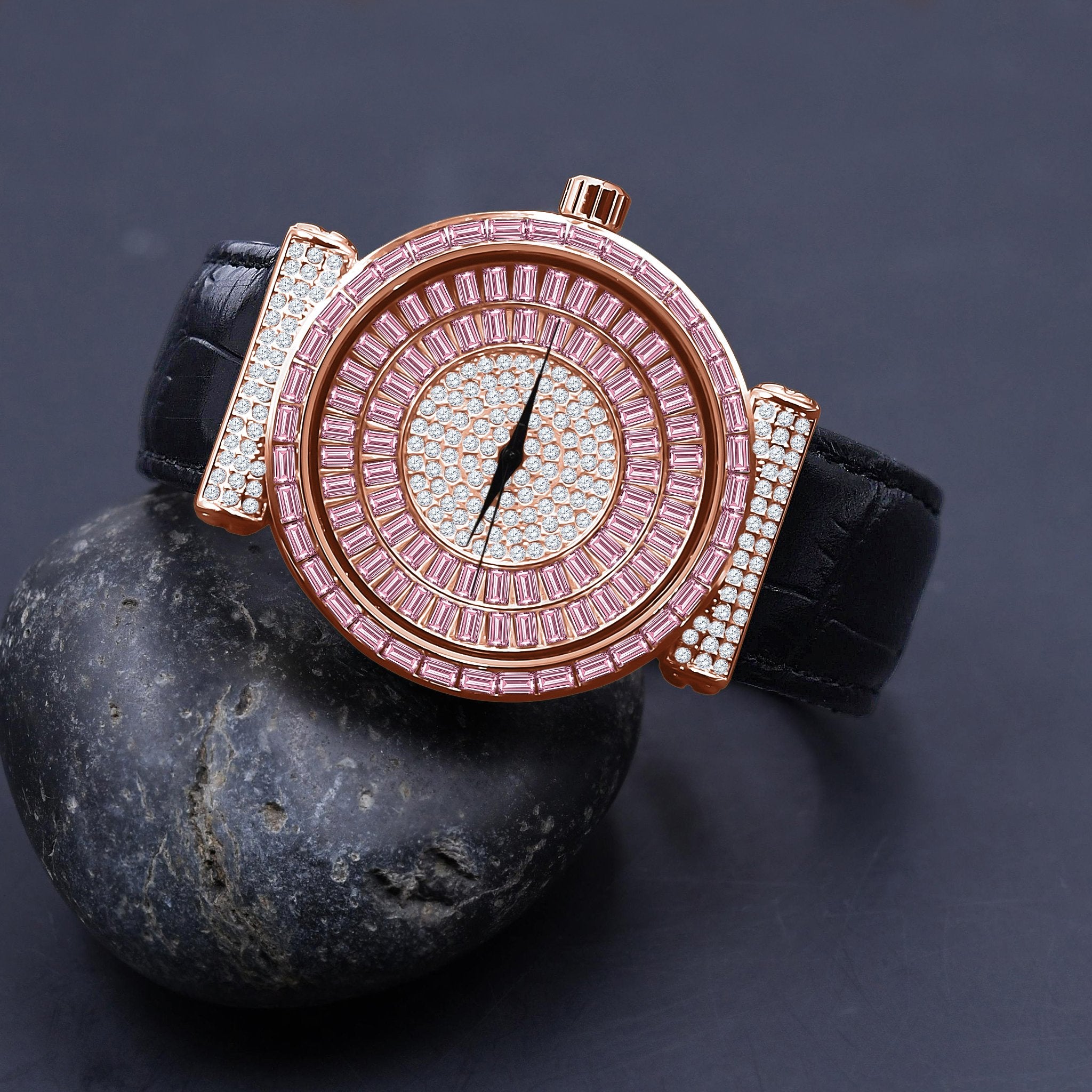 Plaltial Bling Leather Watch | 51103533 | Lilac Quartz