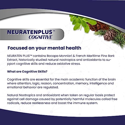 Neuraten Plus Cognitive: Focus & Attention Dietary Supplement