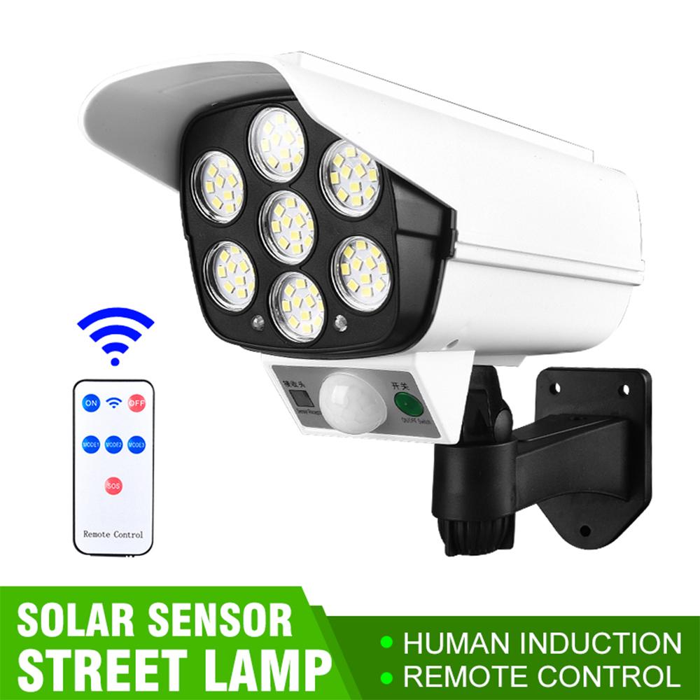 Solar Powered Light Security Simulation Fake Dummy Camera Solar Light