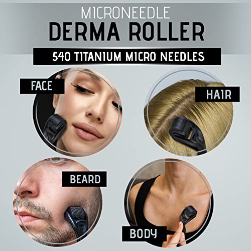 Derma Roller Microneedle Roller For Face, Beard Roller, Microneedling