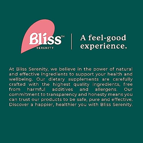 Bliss Serenity Biotin 10000mcg - Max Strength Biotin Supplement - Hair Skin and Nails Vitamins for Women & Men, Hair Growth Vitamins & Energy Production, Kosher, Non-GMO, 360 Mini Tablets