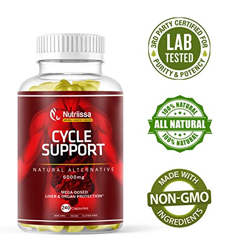 Nutriissa Cycle Support – Premium Liver Supplements for Bodybuilders, Weightlifters & Athletes – Liver & Organ Defender Pills | 525mg of TUDCA & 1000mg of NAC (N-Acetyl-L-Cysteine) – 6000mg – 240 Caps