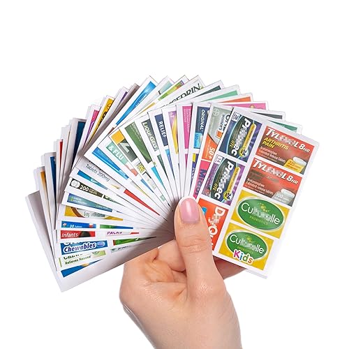 DIY Pocket Pharmacy Medicine Labels Travel Daily Pill Container Lables Medication Organizer Stickers Pill Organizer Lables Travel Pill Case Stickers 3 Sizes(146 Stickers)