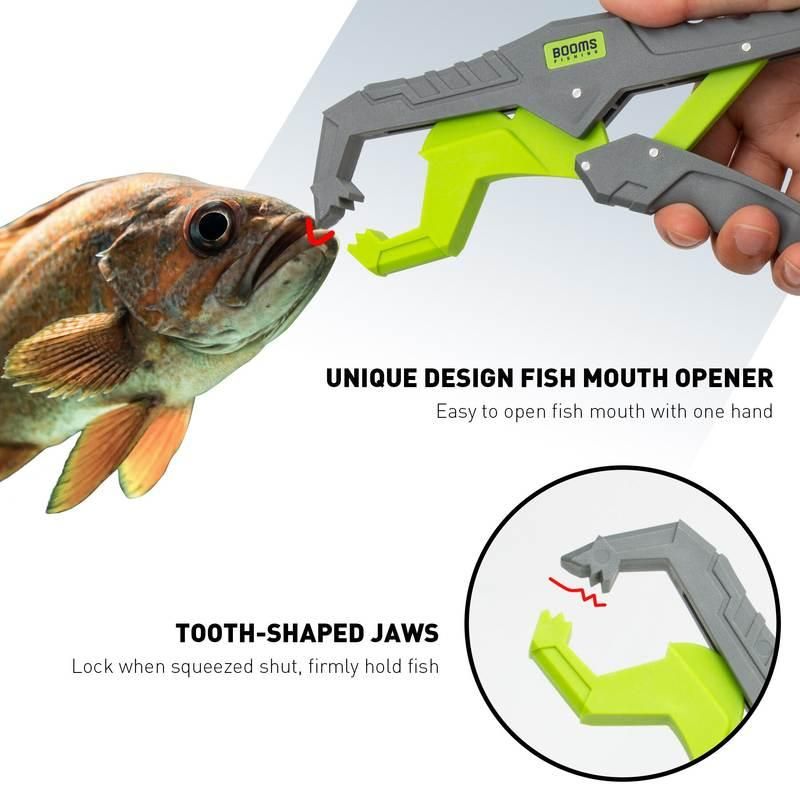 Multi-Functional Fishing Tool Set with Long Nose Pliers and Fish Gripper