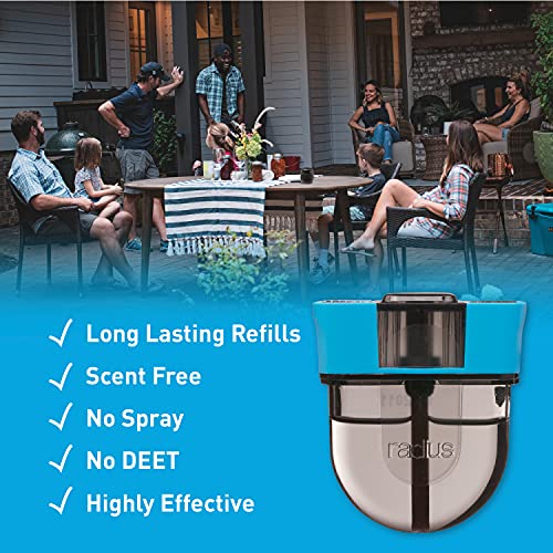 Thermacell Rechargeable Mosquito Repeller Refills; Advanced Repellent Formula Provides 20’ Protection Zone; Compatible with Thermacell E-Series & Radius Only; No DEET, Spray or Flame