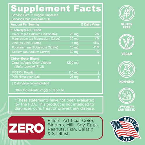 HivoNutra 4X Strength Apple Cider Vinegar Capsules + Keto & MCT Oil for Women & Men - Diet Supplement Helps Cleanse & Detox - Supports Healthy Diet - Vegan ACV Pills with Mother