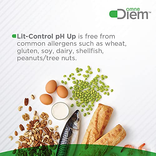 Omne Diem Lit-Control pH Up, 60 Capsules – Dietary Supplement for pH Alkalization to Support Kidney & Urinary Tract Health