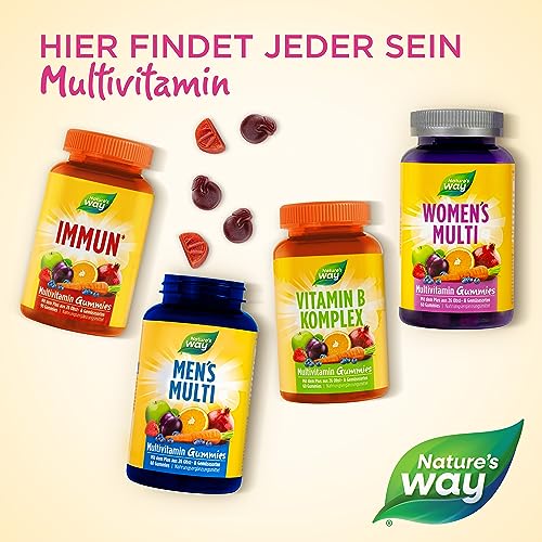 Nature's Way Alive! Hair, Skin & Nails Gummies with Collagen, Biotin, Vitamins C & E, Beauty Support*, Strawberry Flavored, 60 Gummies