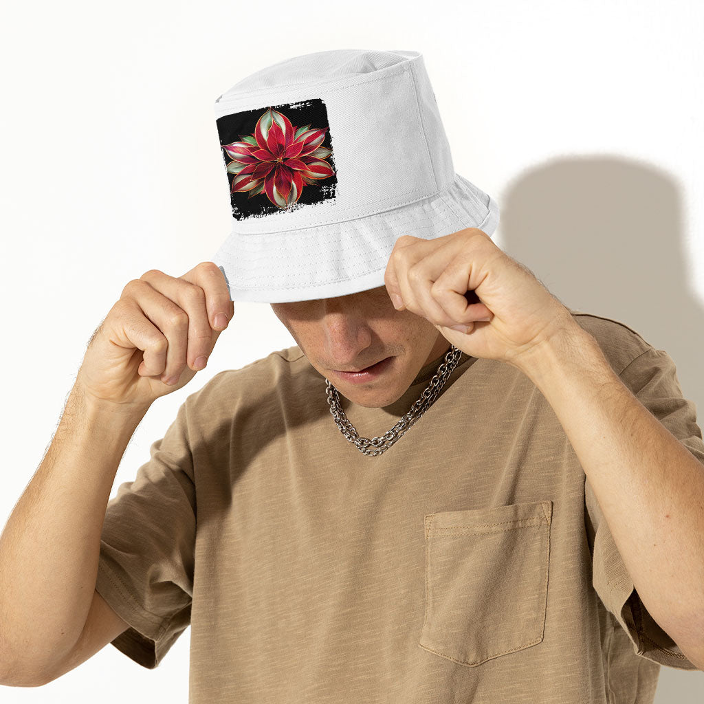 Beautiful Plant Bucket Hat - Themed Hat - Flower Bucket Hat