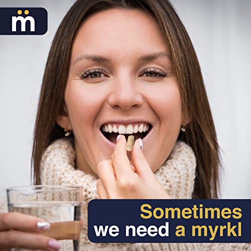 Myrkl Unique Pre-Drinking Supplement for Liver Health Support, Helps Morning Energy with High-Performing Probiotic, L Cysteine & Vitamin B12, Social Evening, Party & Vacation Essentials, 30 Capsules