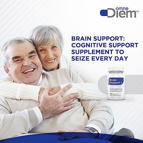 Omne Diem Brain Support with Cerenx and MecobalActive, 60 Capsules – Dietary Supplement for Brain Health, Mood & Mental Function