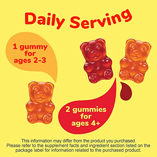 L'il Critters Gummy Vites Daily multivitamin: Vitamins C, D3 and Zinc for Immune Support 190 ct (95-190 day supply), 5 delicious flavors from America’s number one Kids Gummy Vitamin Brand