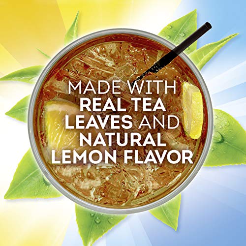 Lipton Diet Iced Tea Mix, Lemon, Decaffenated, Sugar-Free Black Tea Mix, Makes 10 Quarts (Pack of 4)