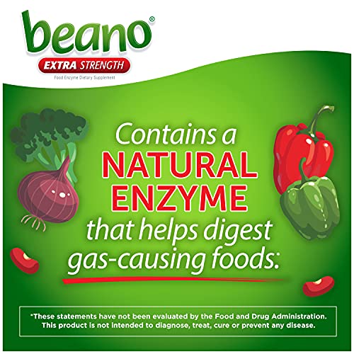 Beano Ultra 800, Gas Prevention and Digestive Enzyme Supplement, 100 Count