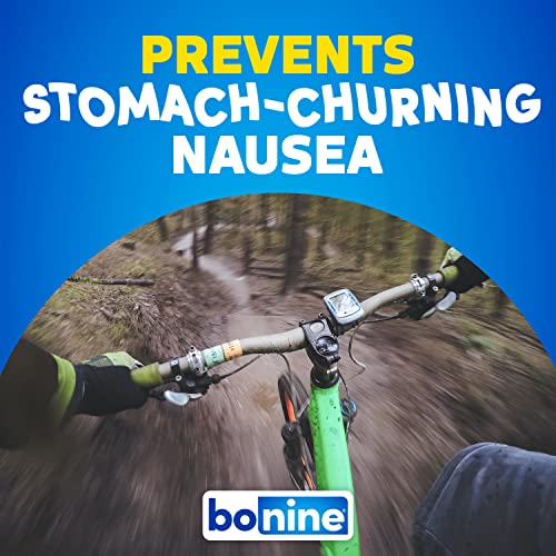 Bonine Non-Drowsy Motion Sickness Relief - 32 Chewable Tablets with Meclizine HCL 25mg - Non Drowsy Medicine for Nausea or Motion Sickness - Cruise Essentials - Raspberry Flavor