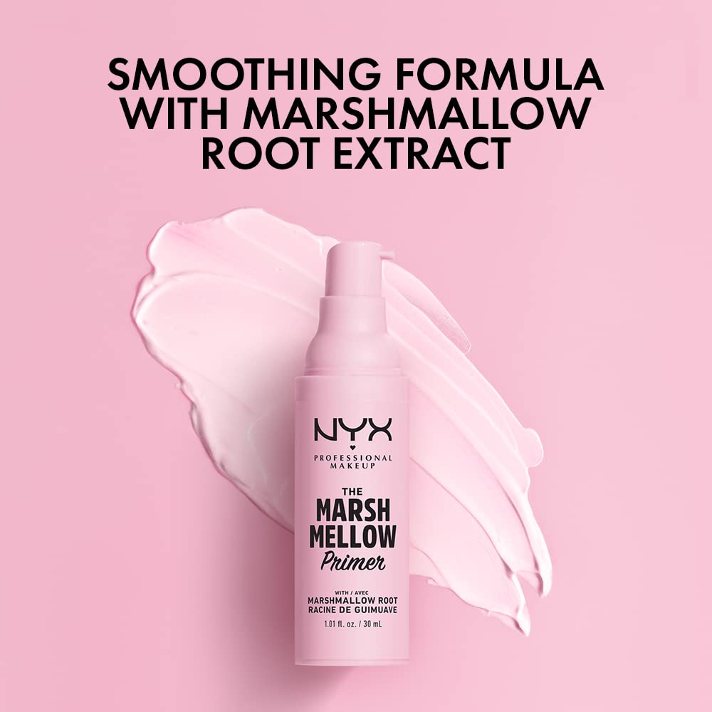 NYX PROFESSIONAL MAKEUP Marshmellow Smoothing Primer, Vegan Face Primer, 10-In-1 Skin Benefits