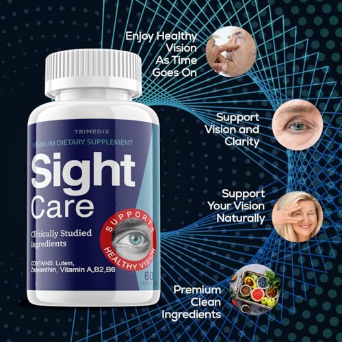 (2 Pack) Sight Care - SightCare Pills, Sight Care 20/20 Vision Reviews, Sight Care Vision Capsules Advanced, Sightcare Capsules for Eyes, Sight Cares, Sightcare Eye Reviews 120 Capsules for 60 Days