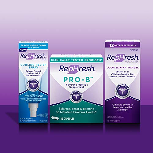 RepHresh Pro-B Probiotic Supplement for Women, 30 Oral Capsules