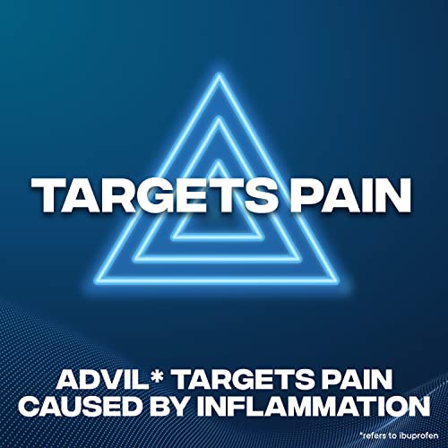 Advil Dual Action Back Pain Caplets Delivers 250mg Ibuprofen and 500mg Acetaminophen Per Dose for 8 Hours of Back Pain Relief - 144 Count