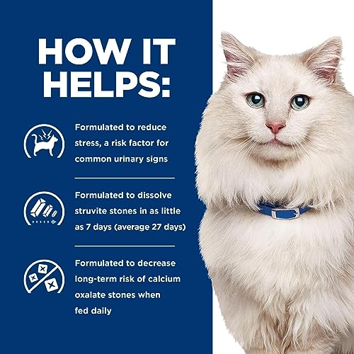 Hill's Prescription Diet c/d Multicare Stress Urinary Care with Chicken Dry Cat Food, Veterinary Diet, 8.5 lb. Bag