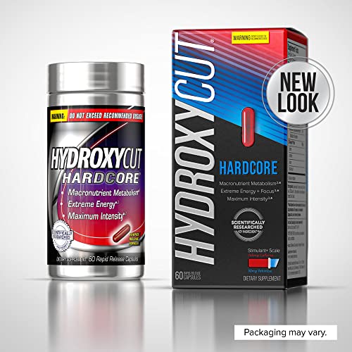 Weight Loss Pills For Women & Men | Hydroxycut Hardcore | Weight Loss Supplement Pills | Energy Pills To Lose Weight | Metabolism Booster For Weight Loss | Weightloss & Energy Supplements | 60 Pills