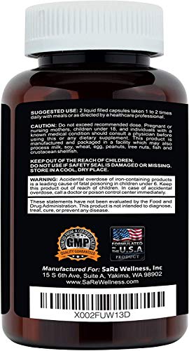 Clinical Daily Complete Whole Food Multivitamin Supplement for Women & Men - Complete Liquid Vitamin Absorption! 42 Superfood Fruits Vegetables - Young Adult to Senior - 120 Liquid Capsules