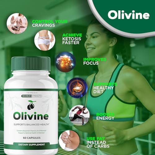 (2 Pack) Olivine Keto Pills, Capsules Olivine Keto, Keto Olivine Capsules, OlivinePills, OlivineKeto Advanced Formula - 120 Pills for 2 Months