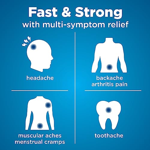 Amazon Basic Care Dual Action Acetaminophen 250 mg and Ibuprofen (NSAID) 125 mg Tablets, Pain Reliever for Headache Relief, Arthritis Pain Relief and More, 216 Count