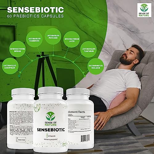 Sense Of Nature Sensebiotic Gut Health Probiotics Dietary Supplements Probiotic Supplements 20 Billion CFUs Probiotics for Women Gut Health Men’s Probiotics for Digestive Health 60 Probiotic capsules