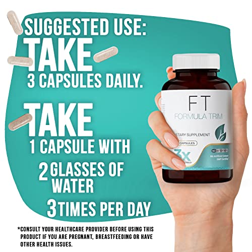 Formula Trim | Body Trim & Appetite Control Supplement | Certified Organic Metabolic Regulator for Women | Plant-Based Dietary Supplement | Improves Digestion & Reduces Cravings | 30-Day Supply