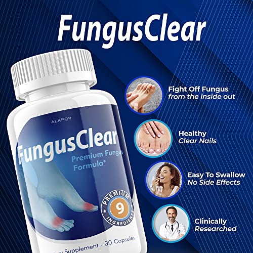 Alapor (3 Pack) Fungus Clear - Probiotic Pills, Advance Formula Fungusclear Capsules, Max, for 90 Days Supply.