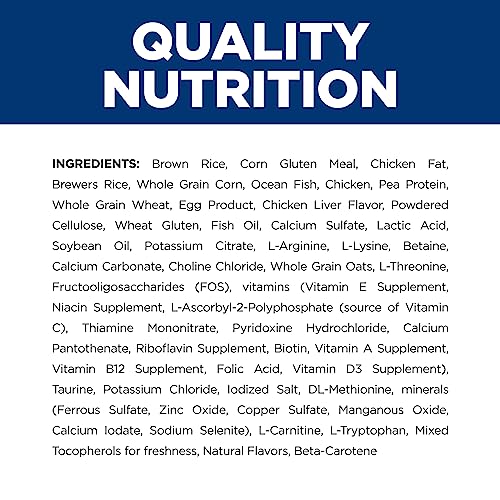 Hill's Prescription Diet k/d Kidney Care Ocean Fish Dry Cat Food, Veterinary Diet, 4 lb. Bag
