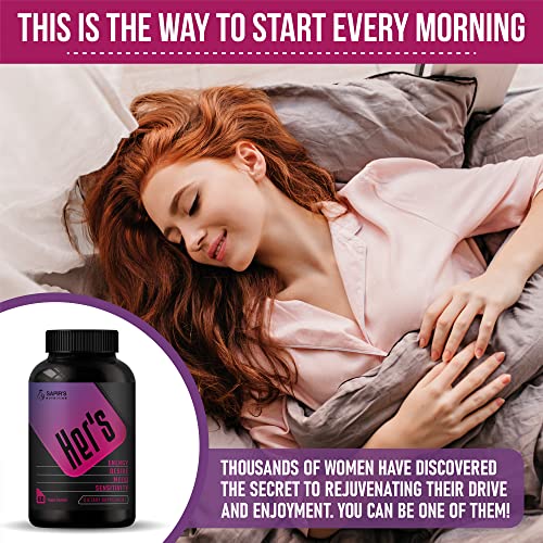 Female Libido Booster for Women - in the Mood Pills Energy Supplements for Women Increase Passion, Desire & Excitement, Relieve Stress, Reduce Dryness & Heighten Sensitivity Hornygoatweed Women