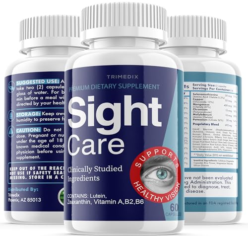 (2 Pack) Sight Care - SightCare Pills, Sight Care 20/20 Vision Reviews, Sight Care Vision Capsules Advanced, Sightcare Capsules for Eyes, Sight Cares, Sightcare Eye Reviews 120 Capsules for 60 Days