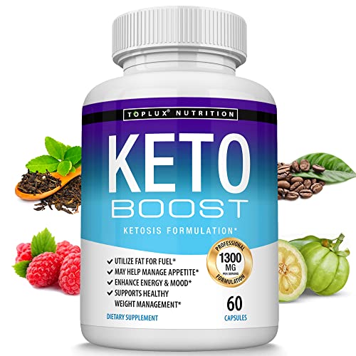 Keto Boost Diet Pills Ketosis Supplement - Natural Exogenous Keto Formula Support Energy & Focus, Advanced Ketones for Ketogenic Diet, Keto Diet Pills, for Men Women