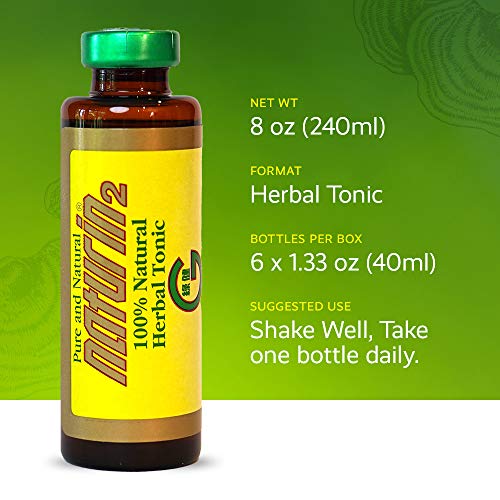 Naturin2 Herbal Tonic Health Drink (1 Box, 6 Vials)
