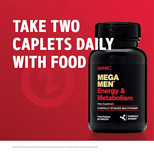 GNC Mega Men Energy Metabolism 90 Caplets