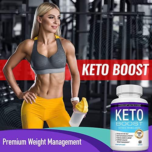 Keto Boost Diet Pills Ketosis Supplement - Natural Exogenous Keto Formula Support Energy & Focus, Advanced Ketones for Ketogenic Diet, Keto Diet Pills, for Men Women