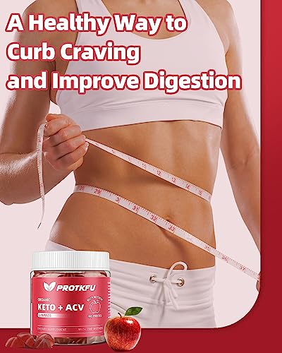 ProTKFU Keto Acv Gummies Advanced Weight Management Loss Gummies | 90 Counts | Apple Cider Vinegar Supplement | Sugar Free, Non-GMO, Gluten Free Gummies for Adults