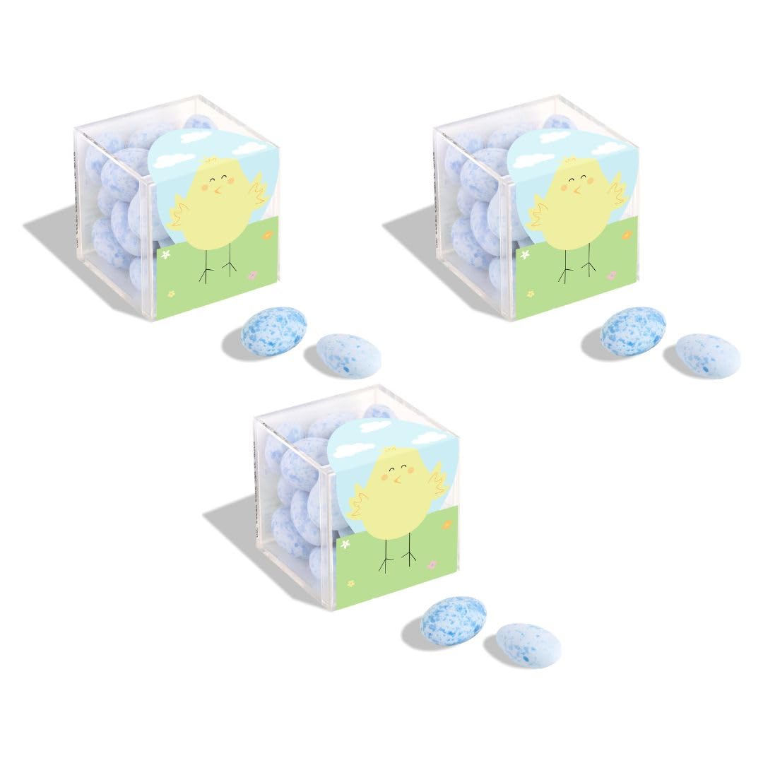 Sugarfina "Chick" Robin's Egg Caramels Candy Cube - Easter 2024 Collection, Pack of 3