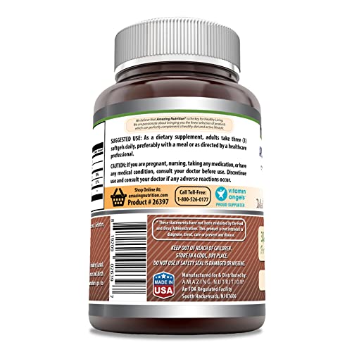 Amazing Formulas MCT Oil 1000 Mg, 300 Softgels (Non-GMO) - Supports Sustained Energy Production* -Thermogenic Metabolism Booster* -Promotes Immune Health