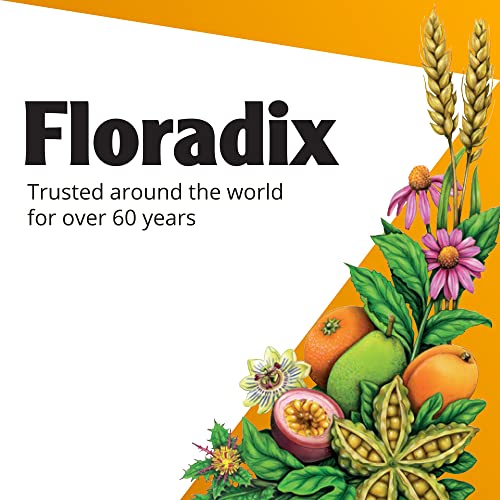 Floradix, Epresat Vegetarian Adult Liquid Multivitamin for Overall Health, 17 Fl. Oz