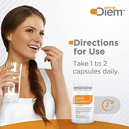 Omne Diem Joint Comfort with ZOARA, 60 Capsules – Dietary Supplement for Comprehensive Joint Care & Comfort