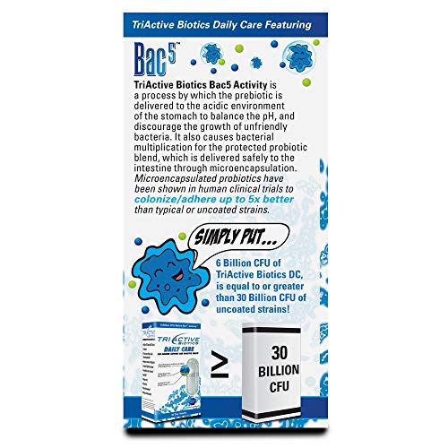 Essential Source TriActive Biotics Daily Care - Probiotics, Prebiotic Blend with 6 Billion CFU - Digestive Enzymes Supplement for Men & Women - Helps Support Gut Health, Immune Defense - 30 Capsules