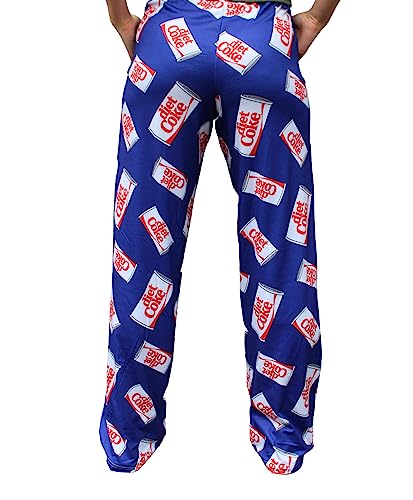 BRIEF INSANITY Lounge Pajama Pants for Men and Women| Must Be a Diet Coke Thing Can Print Bottoms - Comfy, Ultra Soft, Novelty Unisex Loungewear Pants (Diet Coke Thing Pants, Large)