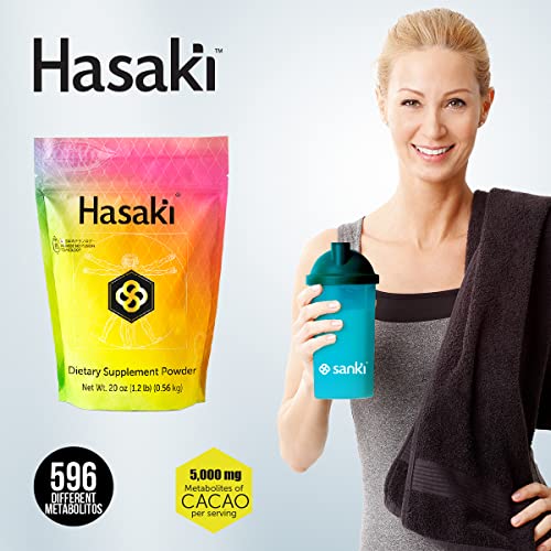 Sanki Global Vanilla Hasaki Dietary Supplements Powder is a Japanese-Origin Product for Protecting Gut Health and Nutrition. Net Weight 20 Ounces (1.2 pounds), 0.49 Ounces of Protein per dose