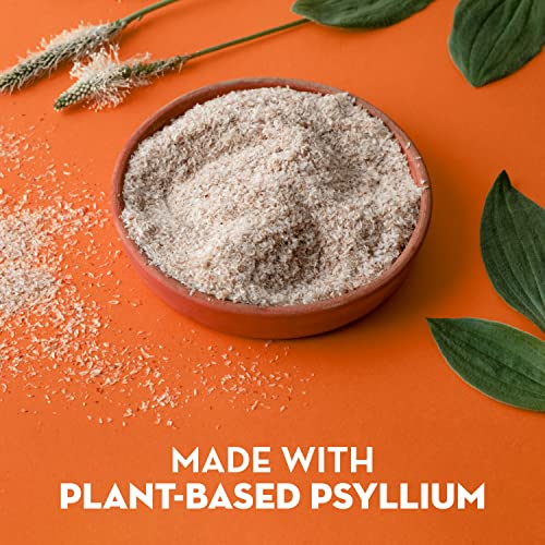 Metamucil, Daily Psyllium Husk Powder Supplement, 3-in-1 Fiber for Digestive Health, Plant Based Fiber, 300ct Capsules