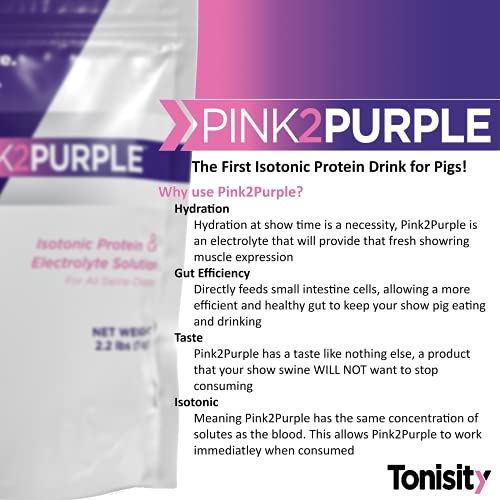 Pink2Purple Isotonic Protein & Electrolytes Solution for Pigs (2.2 lb. Pouch)